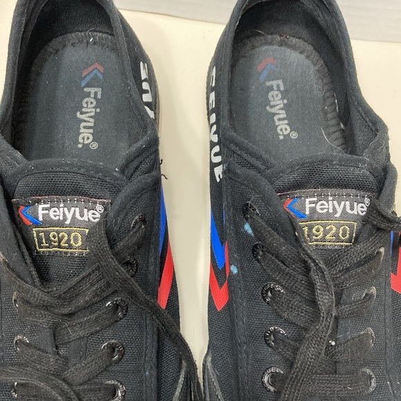 Feiyue Fe Lo 1920 Martial Arts Parkour Training Sneakers Shoes Size 11M Black - Picture 9 of 13